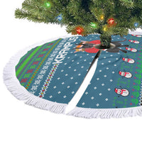 Merry Krampus Christmas Tree Skirt Xmas Holiday Patterns - Wonder Print Shop