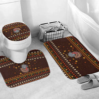 Turkey And WIne Christmas Bathroom Set Xmas Holiday Patterns - Wonder Print Shop