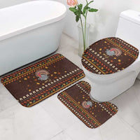 Turkey And WIne Christmas Bathroom Set Xmas Holiday Patterns - Wonder Print Shop
