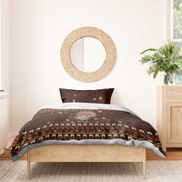Turkey And WIne Christmas Bedding Set Xmas Holiday Patterns - Wonder Print Shop