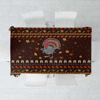 Turkey And WIne Christmas Tablecloth Xmas Holiday Patterns - Wonder Print Shop