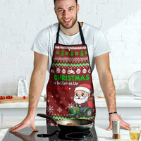 Tractor Santa Christmas Apron Xmas Holiday Patterns - Wonder Print Shop
