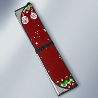 Tractor Santa Christmas Auto Sun Shade Xmas Holiday Patterns - Wonder Print Shop
