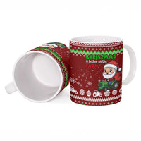Tractor Santa Christmas Ceramic Mug Xmas Holiday Patterns - Wonder Print Shop