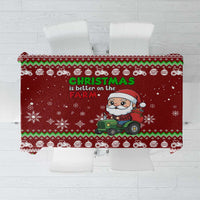Tractor Santa Christmas Tablecloth Xmas Holiday Patterns - Wonder Print Shop