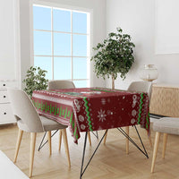 Tractor Santa Christmas Tablecloth Xmas Holiday Patterns - Wonder Print Shop