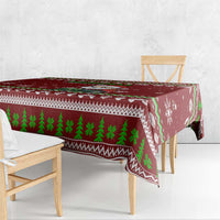 Tractor Santa Christmas Tablecloth Xmas Holiday Patterns - Wonder Print Shop