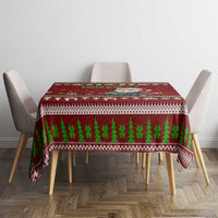 Tractor Santa Christmas Tablecloth Xmas Holiday Patterns - Wonder Print Shop