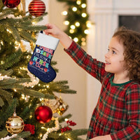 Nurse Life Jesus Christmas Stocking Xmas Holiday Patterns - Wonder Print Shop