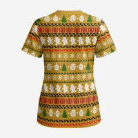 The Only Gift You Need Christmas Scrub Top Xmas Holiday Patterns - Wonder Print Shop