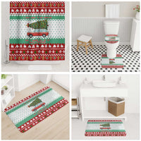 I Just Want To Camping Christmas Bathroom Set Xmas Holiday Patterns - Wonder Print Shop