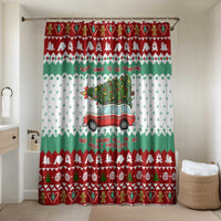I Just Want To Camping Christmas Bathroom Set Xmas Holiday Patterns - Wonder Print Shop