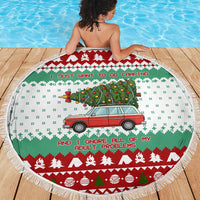 I Just Want To Camping Christmas Beach Blanket Xmas Holiday Patterns - Wonder Print Shop
