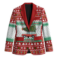 I Just Want To Camping Christmas Blazer Xmas Holiday Patterns - Wonder Print Shop
