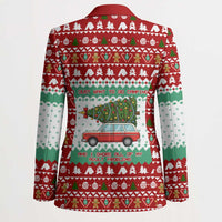 I Just Want To Camping Christmas Blazer Xmas Holiday Patterns - Wonder Print Shop