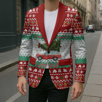 I Just Want To Camping Christmas Blazer Xmas Holiday Patterns - Wonder Print Shop