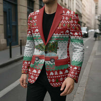 I Just Want To Camping Christmas Blazer Xmas Holiday Patterns - Wonder Print Shop