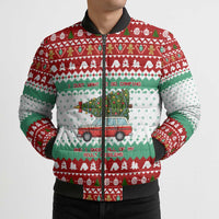 I Just Want To Camping Christmas Bomber Puffer Jacket Xmas Holiday Patterns - Wonder Print Shop