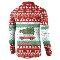 I Just Want To Camping Christmas Button Sweatshirt Xmas Holiday Patterns - Wonder Print Shop