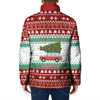 I Just Want To Camping Christmas Padded Jacket Xmas Holiday Patterns - Wonder Print Shop
