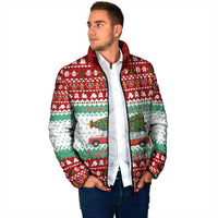 I Just Want To Camping Christmas Padded Jacket Xmas Holiday Patterns - Wonder Print Shop