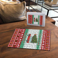 I Just Want To Camping Christmas Puzzle Xmas Holiday Patterns - Wonder Print Shop