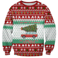 I Just Want To Camping Christmas Sweatshirt Xmas Holiday Patterns - Wonder Print Shop