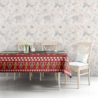 I Just Want To Camping Christmas Tablecloth Xmas Holiday Patterns - Wonder Print Shop