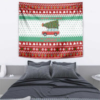 I Just Want To Camping Christmas Tapestry Xmas Holiday Patterns - Wonder Print Shop