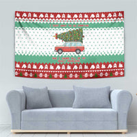 I Just Want To Camping Christmas Tapestry Xmas Holiday Patterns - Wonder Print Shop
