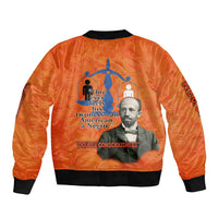 W.E.B. Du Bois Tribute Bomber Jacket W.E.B. Du Bois Tribute - Wonder Print Shop
