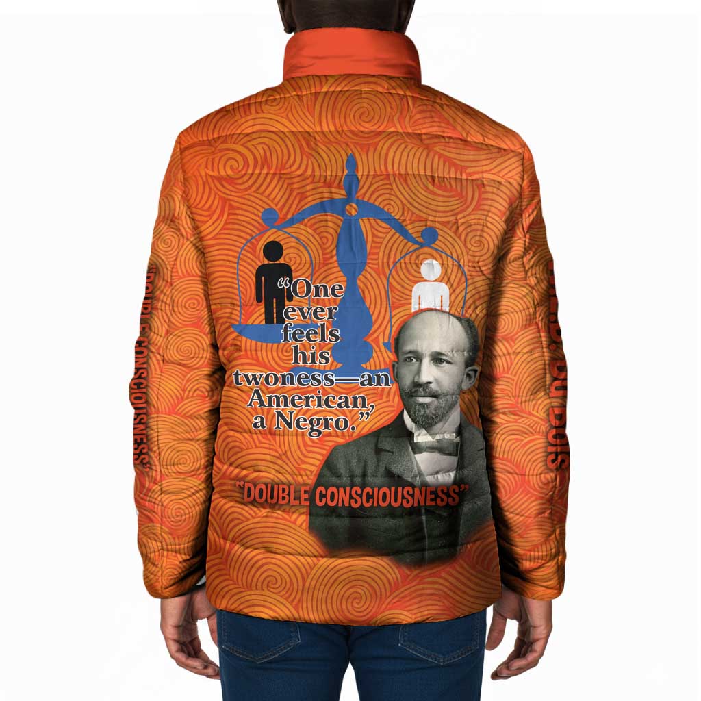 W.E.B. Du Bois Tribute Padded Jacket W.E.B. Du Bois Tribute - Wonder Print Shop