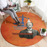 W.E.B. Du Bois Tribute Round Carpet W.E.B. Du Bois Tribute - Wonder Print Shop