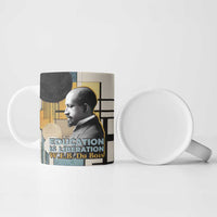 W.E.B. Du Bois Education is Liberation Ceramic Mug Scholar, Activist, Visionary Tribute Design - Wonder Print Shop