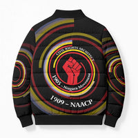 W.E.B. Du Bois Civil Rights Architect Bomber Puffer Jacket Niagara Movement - NAACP Tribute Design - Wonder Print Shop