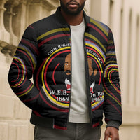 W.E.B. Du Bois Civil Rights Architect Bomber Puffer Jacket Niagara Movement - NAACP Tribute Design - Wonder Print Shop