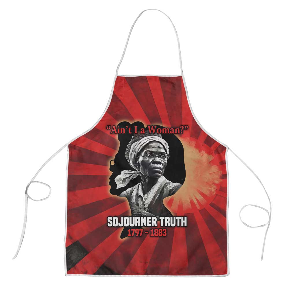 Sojourner Truth Apron Ain’t I a Woman - Akron 1851 Speech Tribute Design - Wonder Print Shop