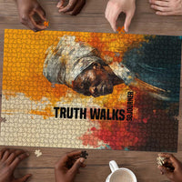 Sojourner Truth Puzzle Truth Walks - Bold Portrait and Empowerment Design - Wonder Print Shop