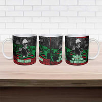 Marcus Garvey Ceramic Mug Collage Design Progress Is the Attraction Quote Pan African Movement Tribute - Wonder Print Shop