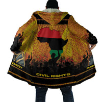 Marcus Garvey Cloak Yellow African Pattern Design Pan African Flag Civil Rights Movement Tribute - Wonder Print Shop