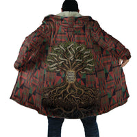 Black Heritage Tree Cloak African Root Black History Kente Pattern