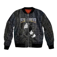 1926 Forever Black History Month Bomber Jacket Broken Chains Freedom Adinkra Symbol