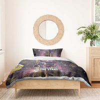 Afrofuturism Legacy Beyond Bedding Set African Astronaut Galaxy Mask