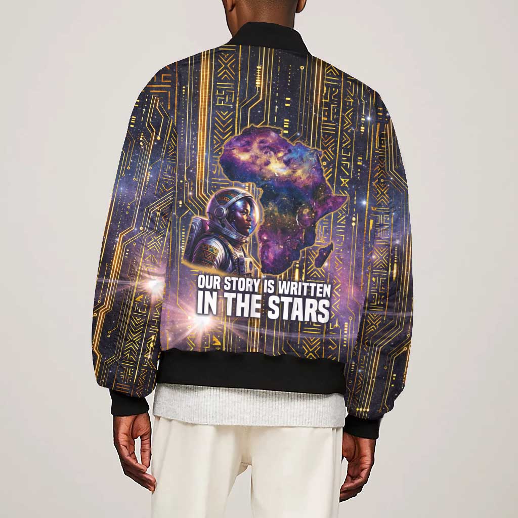 Afrofuturism Legacy Beyond Bomber Jacket African Astronaut Galaxy Mask