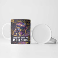 Afrofuturism Legacy Beyond Ceramic Mug African Astronaut Galaxy Mask