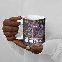 Afrofuturism Legacy Beyond Ceramic Mug African Astronaut Galaxy Mask