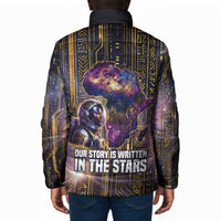 Afrofuturism Legacy Beyond Padded Jacket African Astronaut Galaxy Mask
