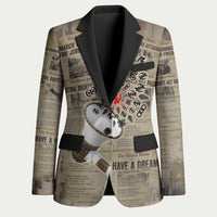 Louder Than Silence African Blazer Civil Rights News Megaphone