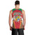 Mauritius Coat of Arms Men Tank Top National Emblem Blended with Traditional Patterns