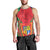 Mauritius Coat of Arms Men Tank Top National Emblem Blended with Traditional Patterns